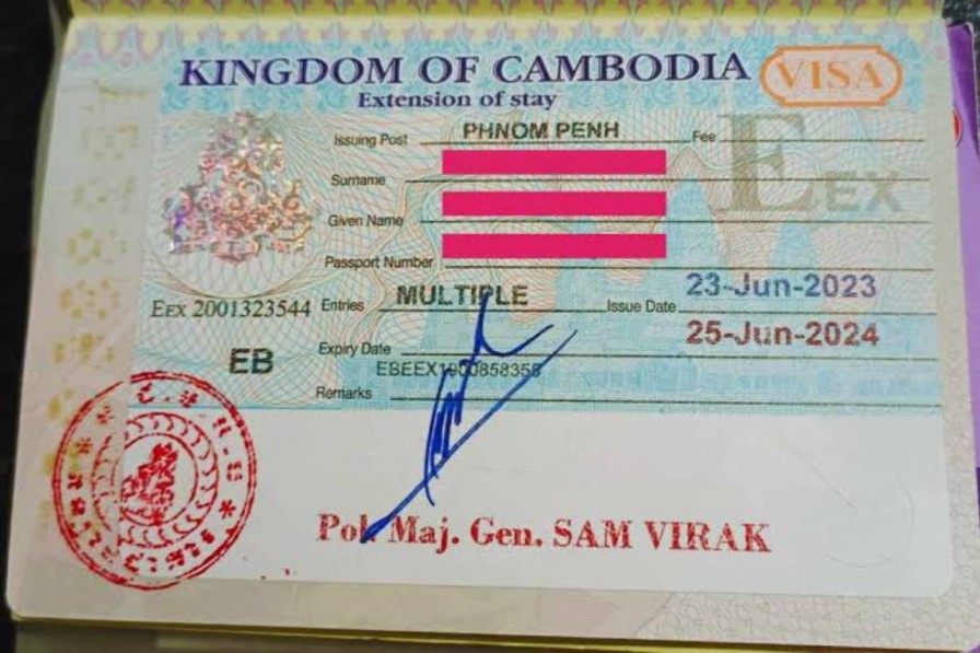 Cambodia visa for Pakistani 