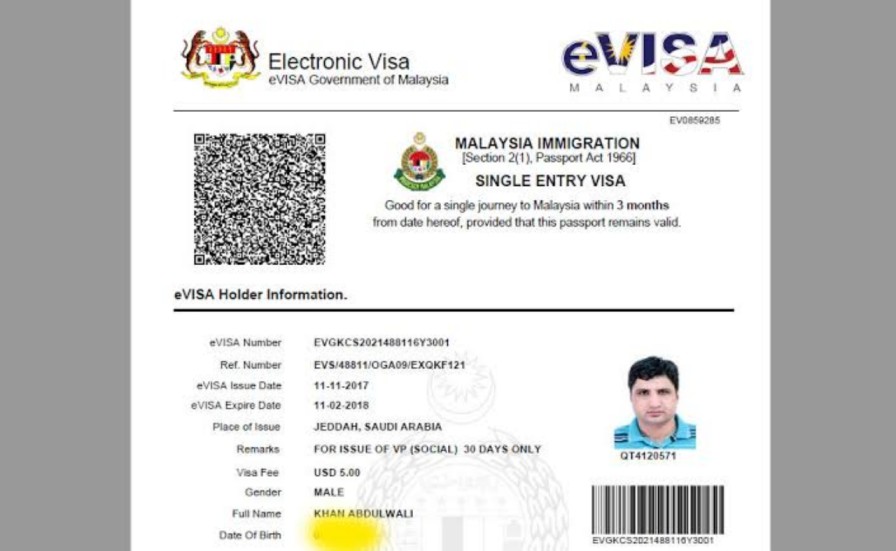 Malaysia visa for Pakistani 